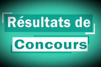 RÉSULTATS DU CONCOURS DE RECRUTEMENT EXTERNE : INTENDANT 